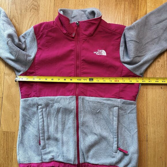 North Face Kids Denali Full Zip Polartec Fleece Jacket Pink L 14-16 PLAY Gorp - Picture 3 of 16
